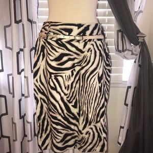 🌸4x20🌸 RAFAELLA ANIMALPRINT PENCIL SKRT W/BELT 6